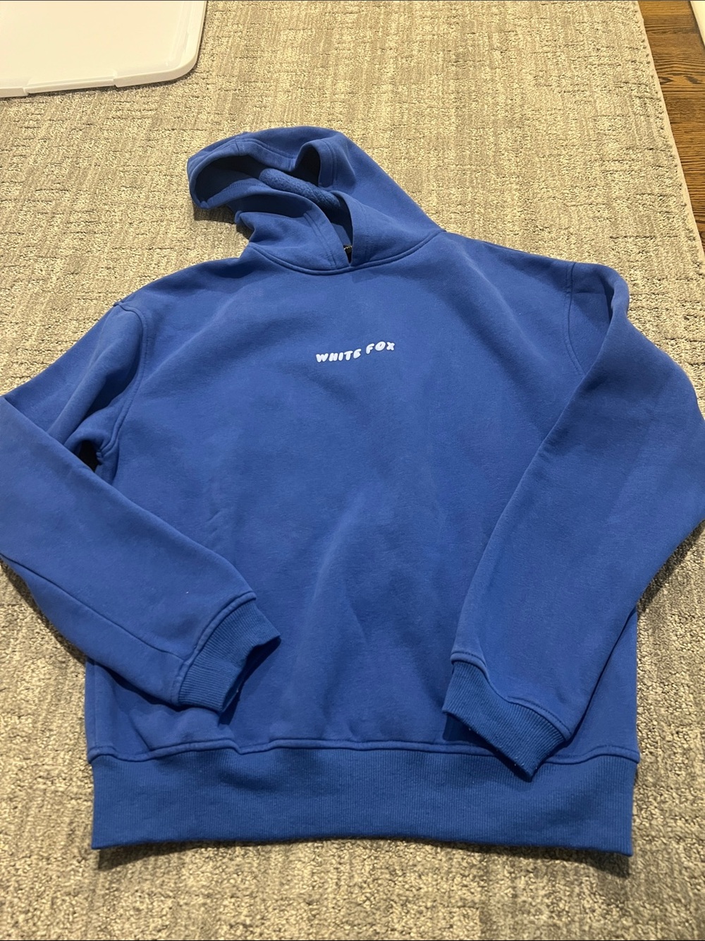 White Fox  Royal Blue Hoodie